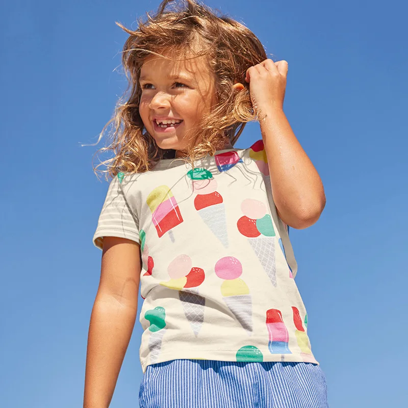 Футболка детская трикотажная с круглым вырезом х/б|girls tshirt|little girls tshirttshirt girl |