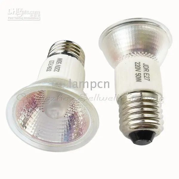 220В 50 Вт JDR e27 Галогенный светильник лампа a399 сельвелл ing|light bulb|bulb lightlight bulb halogen |