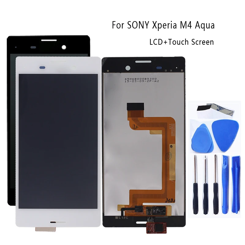 ЖК монитор для Sony Xperia M4 Aqua E2303 E2306 E2353 E2312 E2333 E233 дигитайзер сенсорного экрана