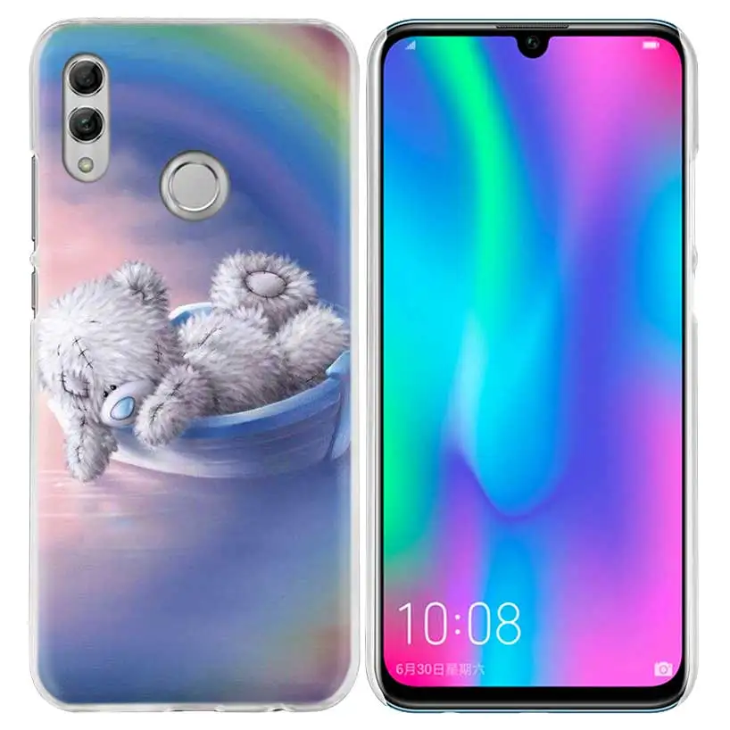 04 Teddy Me To You Bear чехол для huawei Honor 8X Y9 9 10 Lite Play 7C 8C 8S 8A фотоаппаратов моментальной печати 7S 7A Pro V20 20i Y6 Y7 Y5 жесткий чехол из ПК для телефона - Цвет: 04