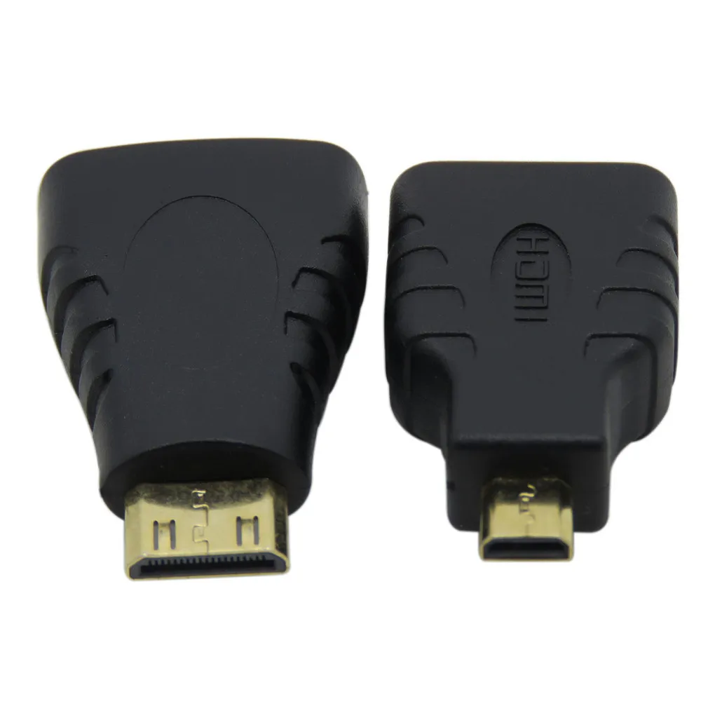 Конвертер hdmi в vga с аудио мини HDMI адаптер + Micro 3 1 к VGA папа мама многофункциональный