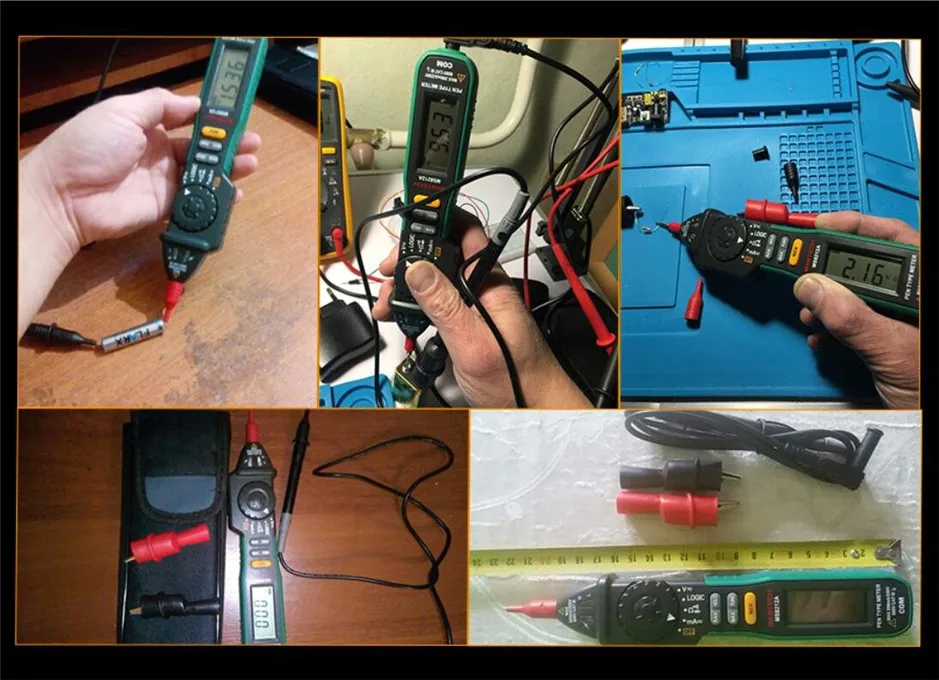 

MASTECH MS8212A Pen type Digital Multimeter Multimetro DC AC Voltage Current Tester Diode Continuity Logic Non-contact Voltage