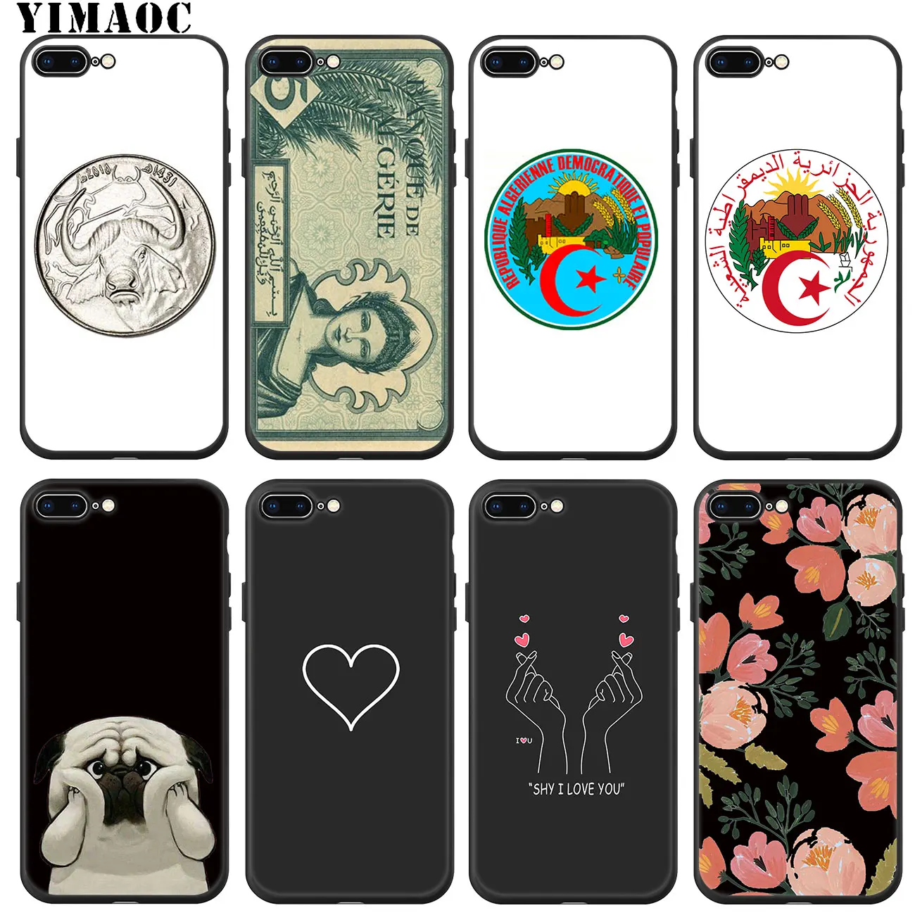 Мягкий силиконовый чехол для телефона YIMAOC с флагом Алжира iPhone 11 Pro XS Max XR X 6 6S 7 8 Plus 5