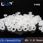 10 шт.лот силиконовые кольца силиконовыеVMQ уплотнительное кольцо 1,8 мм толщина ID1.822.52.83.153.553.754.55 мм резиновое уплотнительное кольцо