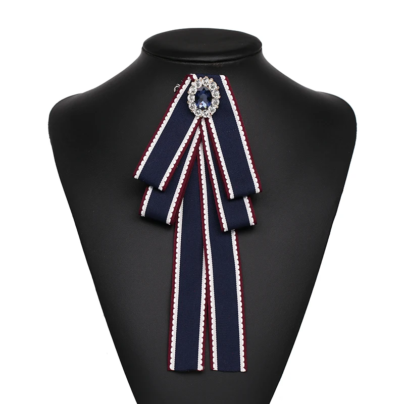 JURAN Charm Bijoux вечерние подарки массивная брошь для галстука Ювелирные изделия Классическая мода Роскошная ткань броши «бант» Для женщин булавки-зажимы