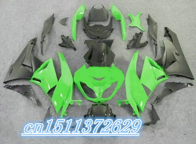 

Dor-High quality Fairings for motorcycle Kawasaki 2009 2010 2011 2012 ZX6R pea green black fairing kits D
