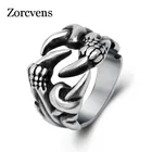 Мужское кольцо в виде когтя дракона ZORCVENS, ювелирные изделия в стиле панк-рок, кольцо из нержавеющей стали 316L