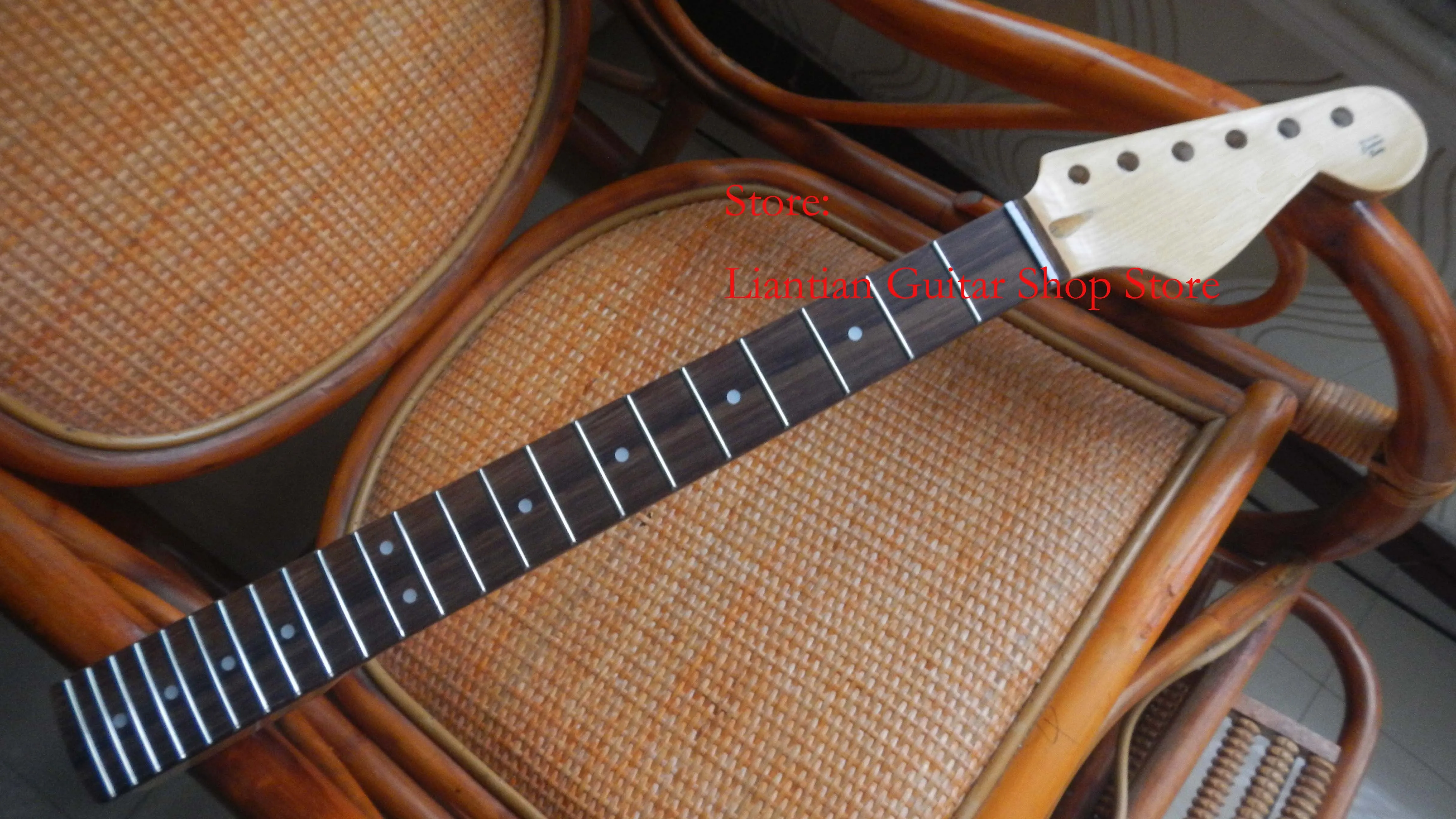 Быстрая stratocaster электрогитара st шеи 22 лада гриф из красного дерева лак после того, как ремень, гитара шеи-17-11