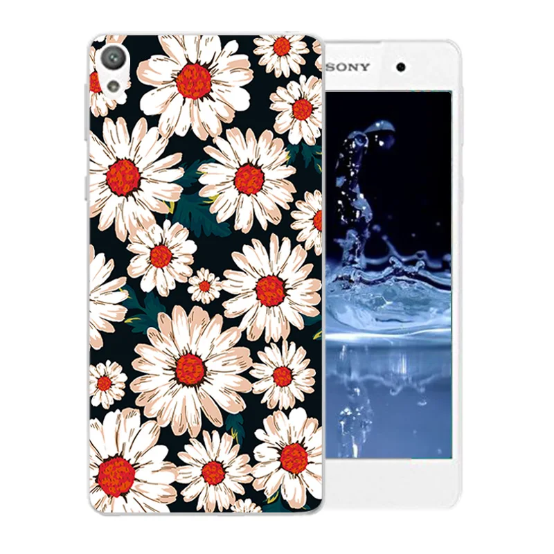 Marb Pattern Soft Silicone Case Coque For Sony Xperia E5 E 5 F3311 F3313 TPU Cover Funda Capa |