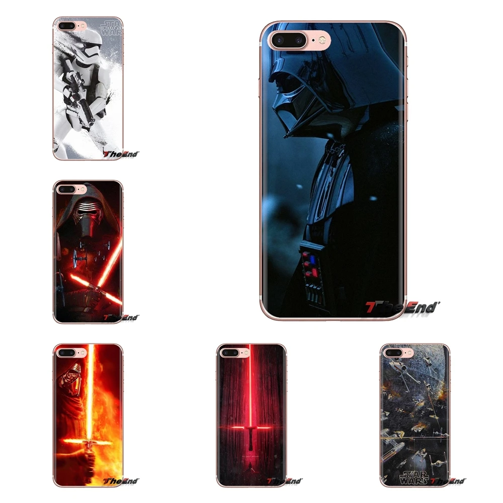 Мягкий чехол из ТПУ для LG Spirit Motorola Moto X4 E4 E5 G5 G5S G6 Z Z2 Z3 G2 G3 C Play Plus Mini Star Wars 7 Force Awakens |