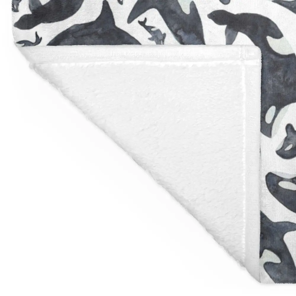 Мягкое теплое одеяло из кораллового флиса с рисунком Кита зимнее покрывало для