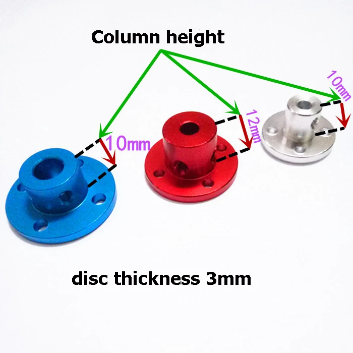 4PCS/Lot Aluminum Alloy Flange Couplings Colorful Coupler 3/4/5/6/8mm Guide Shaft Bracket Support for RC Models | Игрушки и хобби
