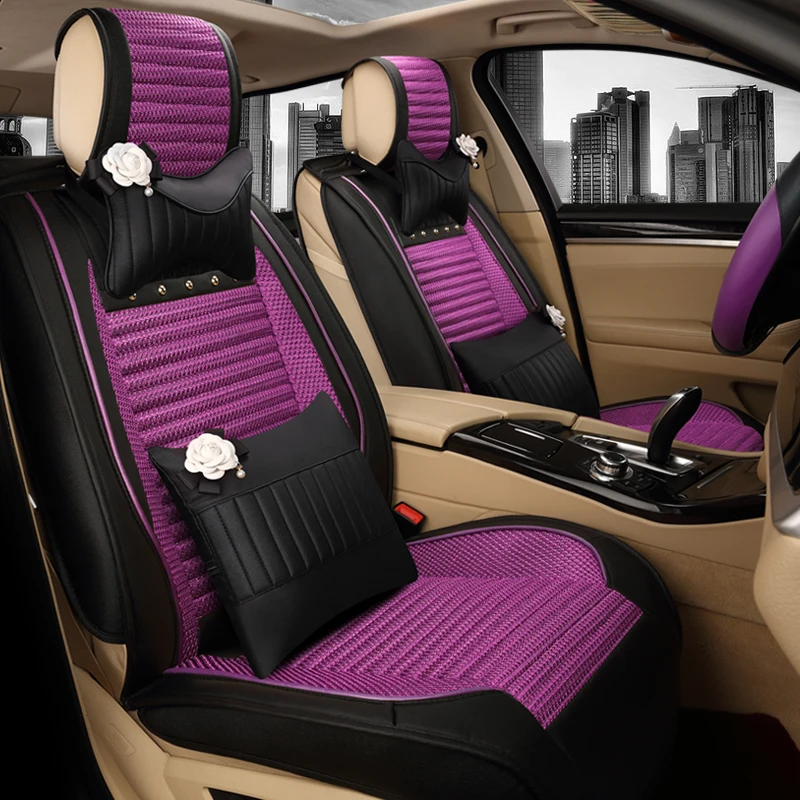 Женский модный летний ледяной Шелковый розовый универсальный чехол для