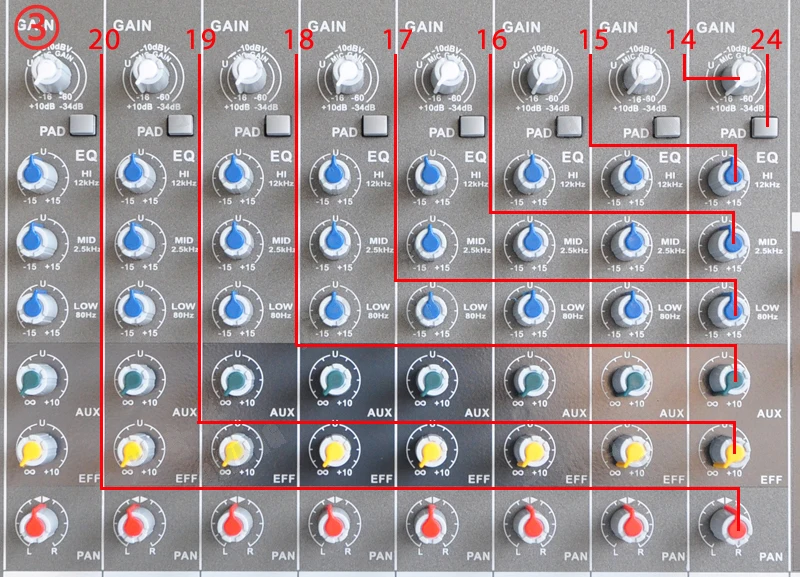 FREEBOSS EM8 8 каналов аудио микшер Профессиональный DJ пульт с 48 В фантомный звук студийный микшер система DJ микшер