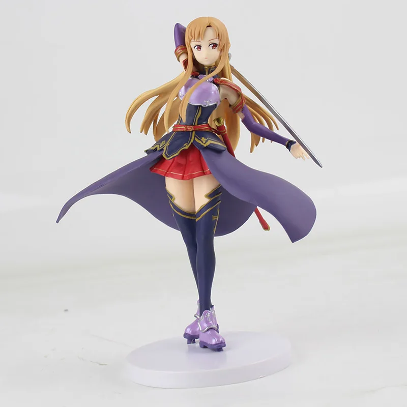22 см Yuuki Asuna милая фигурка модель игрушки Горячая аниме меч искусство онлайн Yuuki Asuna ПВХ фигурка модель Подарочная коллекция