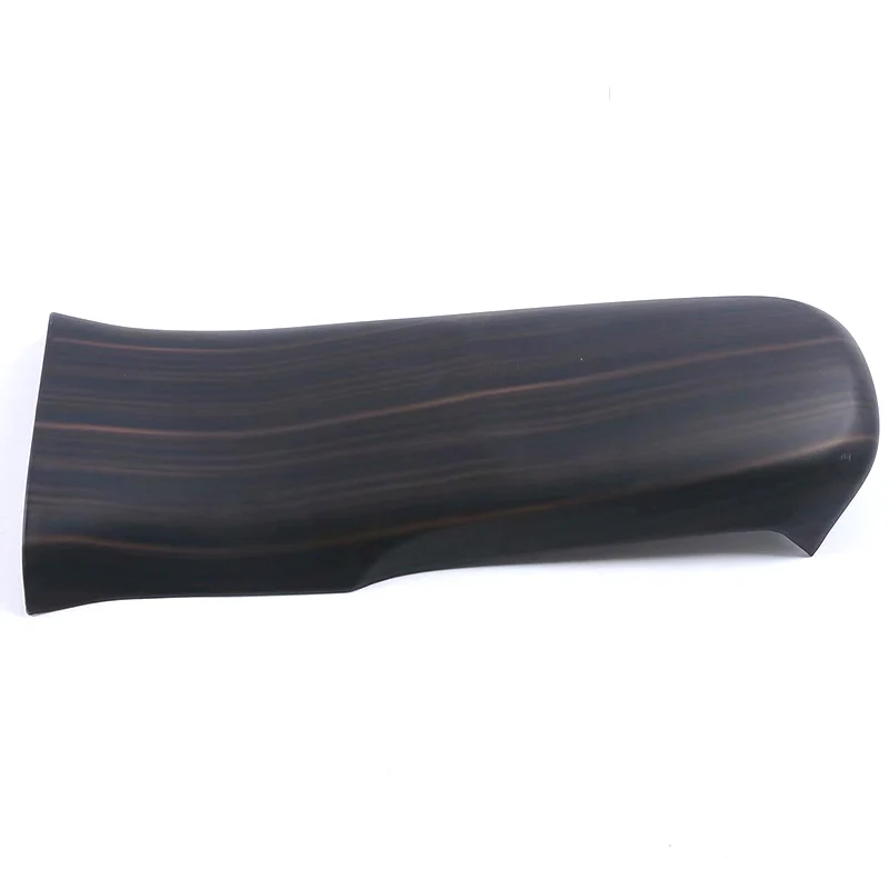 Wood grain АБС-пластик, Автомобильный задний подлокотник Панель крышка дети Анти Удар Защитный чехол для Toyota C-HR C HR аксессуары - Название цвета: Wood grain