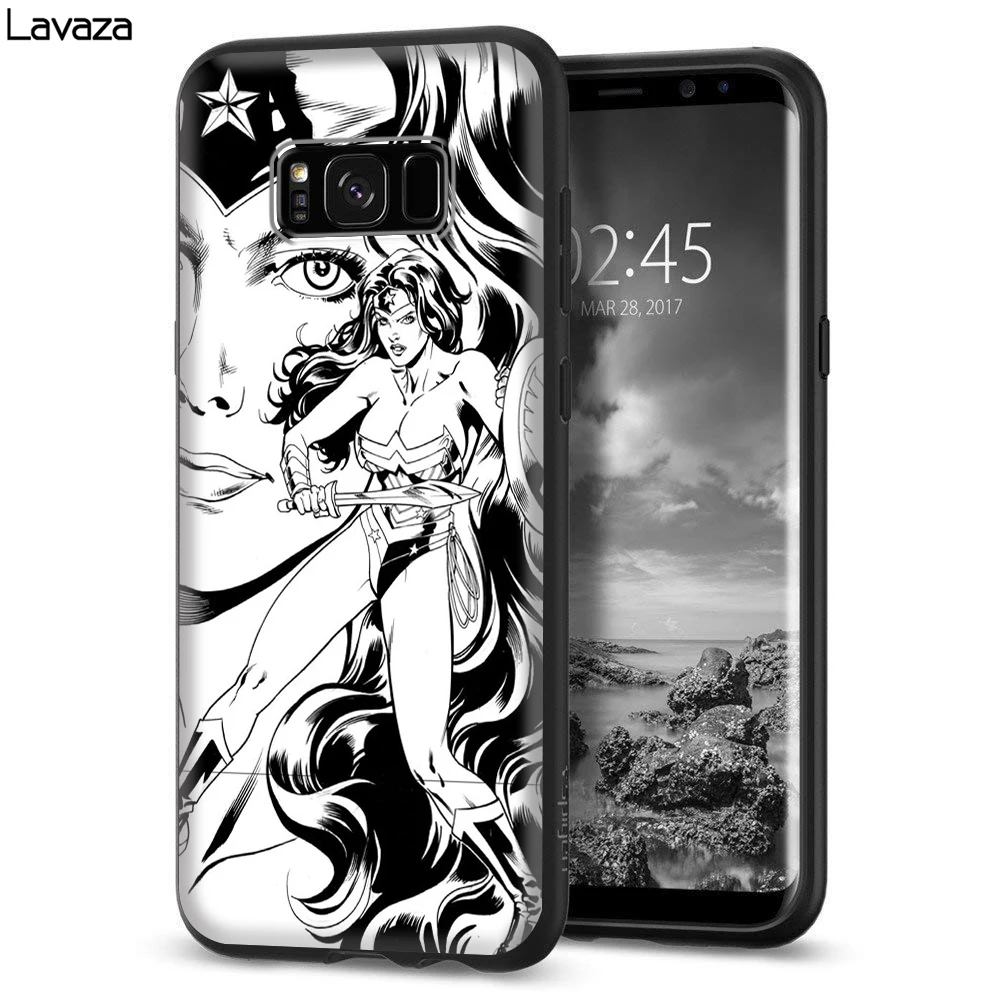 Фото Чехол Lavaza Justice League Wonder Woman из силикона для Samsung S6 Edge S7 S8 Plus S9 S10 Note 8 9 10 M10 M20 M30 M40 Чехол Lavaza Justice League Wonder Woman из силикона для Samsung S6 Edge S7 S8 Plus S9 S10 Note 8 9 10 M10 M20 M30 M40