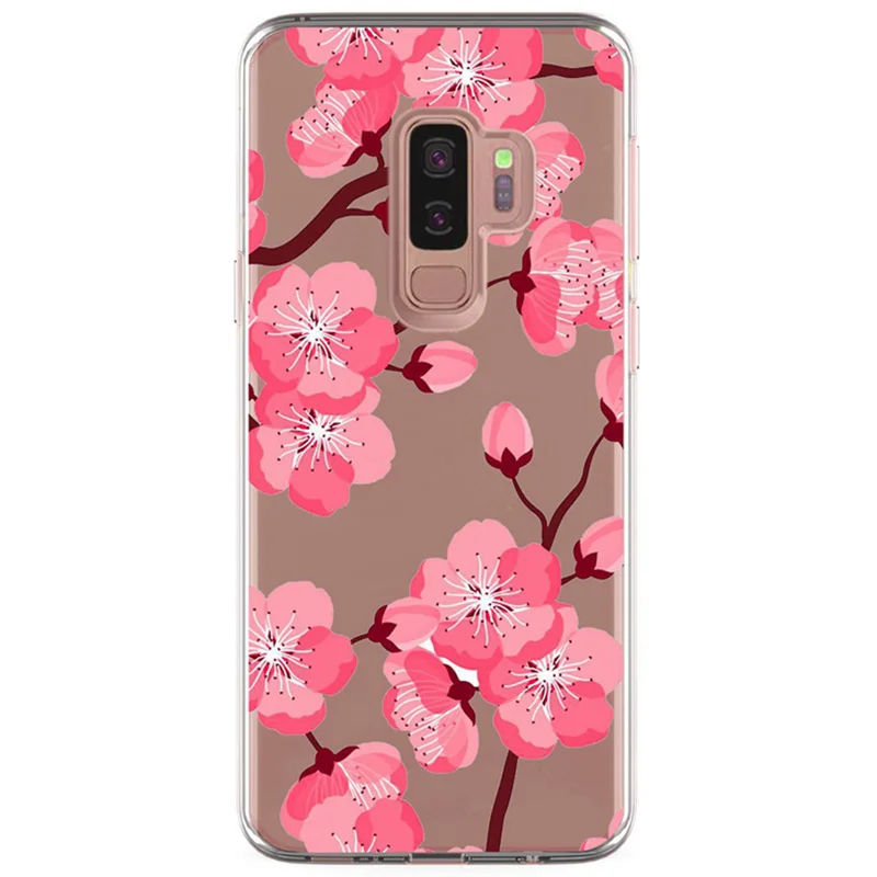 Для Samsung Galaxy S3 S9 S9Plus S8 Plus S7 edge Note 8 TPU цветной мягкий чехол с рисунком розы Desig Fundas R331 |