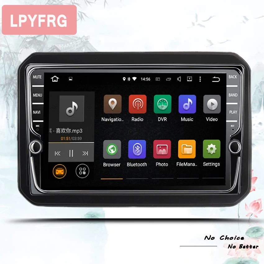 Автомобильный DVD плеер IPS дисплей Android 10 0 для SUZUKI IGNIS ignis 8 дюймов 2016 2019 Авторадио