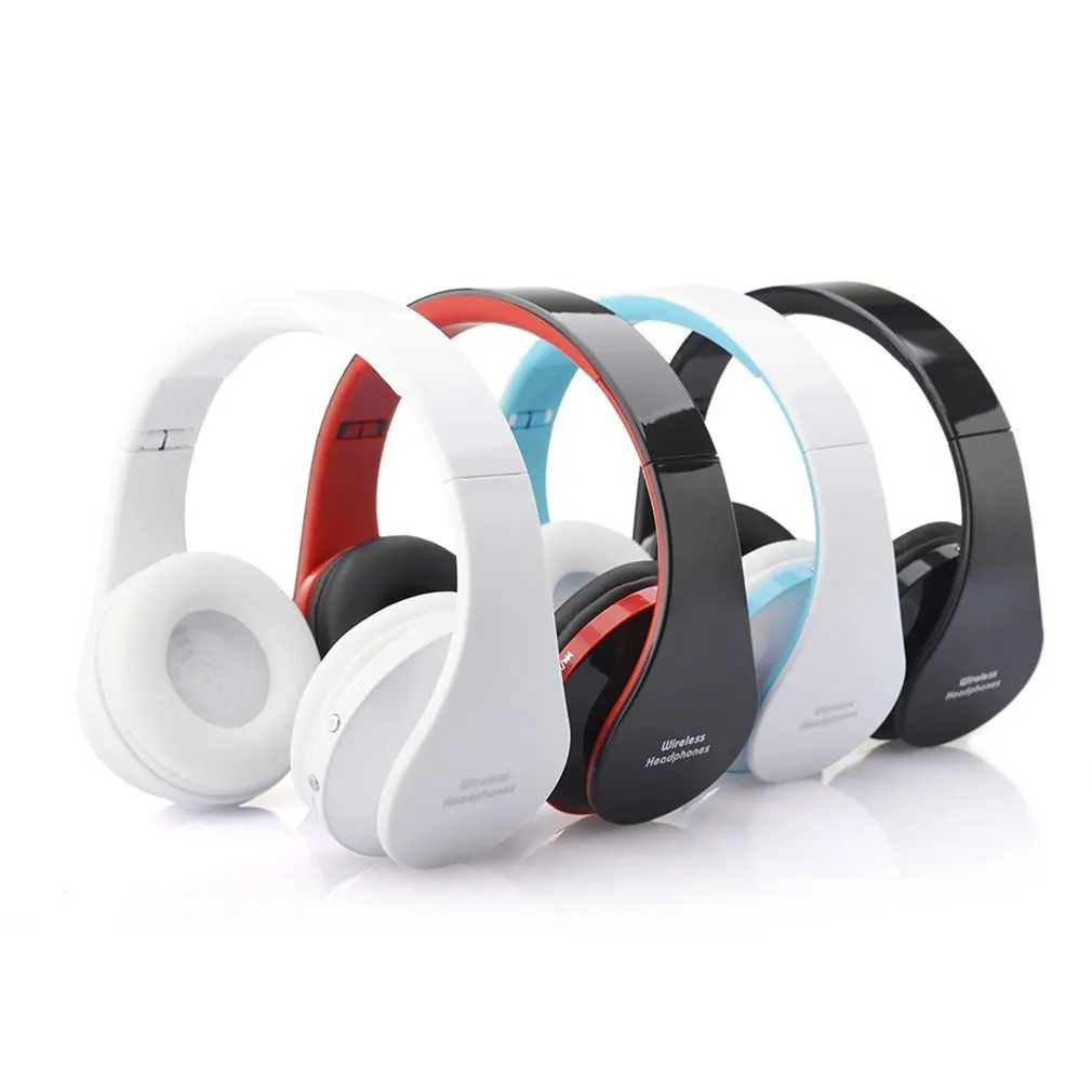 NX 8252 Профессиональный складной Беспроводной Bluetooth наушники для DVD MP3|Наушники и