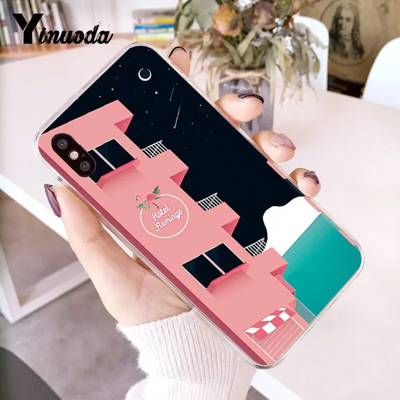 A8 Yinuoda Wes Grand Budapest отель мягкий чехол для телефона из ТПУ чехол для iPhone 8 7 6 6S Plus 5 5S SE XR X XS MAX 10 чехол - Цвет: A8