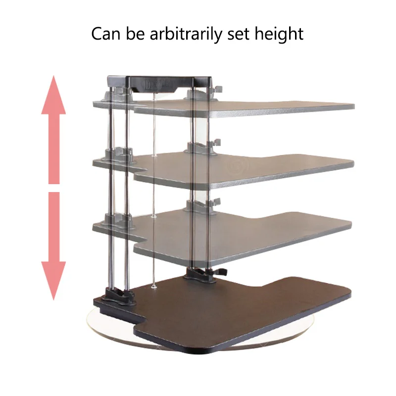 3 слойный креативный компьютерный Настольный держатель легко поднимающийся