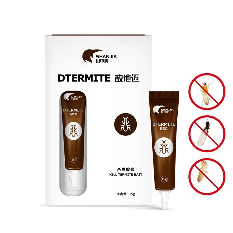 15 грамм Shanjia Dtermite Termite Kill гель-наживка колония Kill Drugs Termite queen Killer Insecticides эффективный отпугиватель