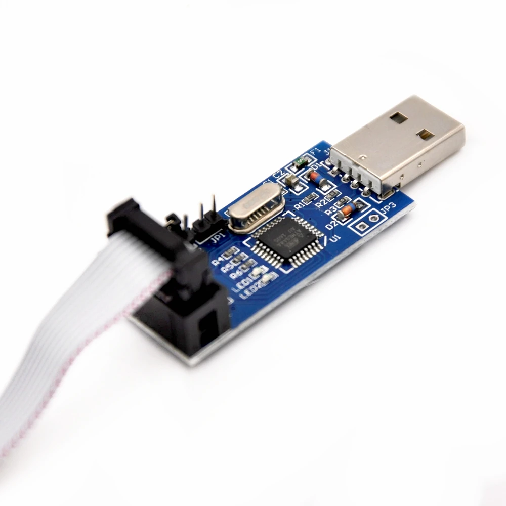 Программатор USB ISP ASP ATMEGA8 ATMEGA128 с поддержкой Win7 64 1 партия|Аксессуары для