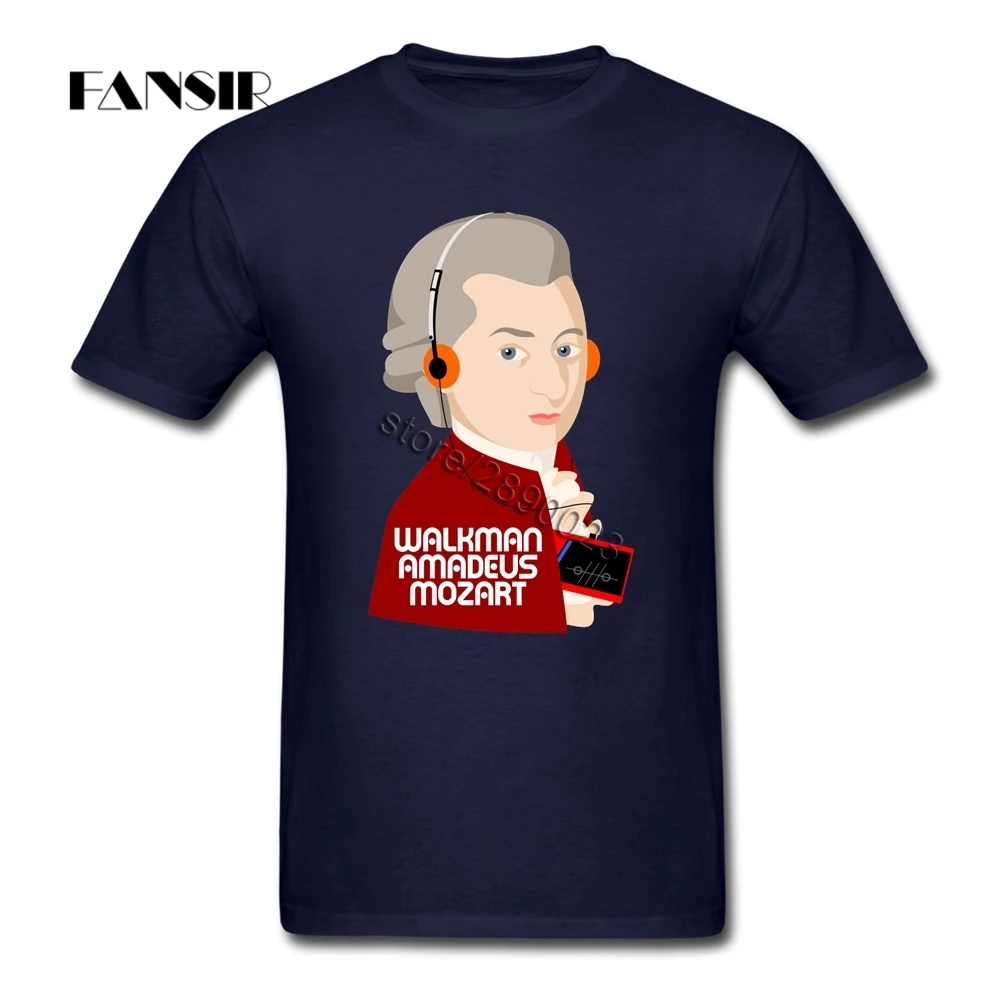 Модные Wofgang Amadeus Mozart Футболка мужская футболка с коротким рукавом из