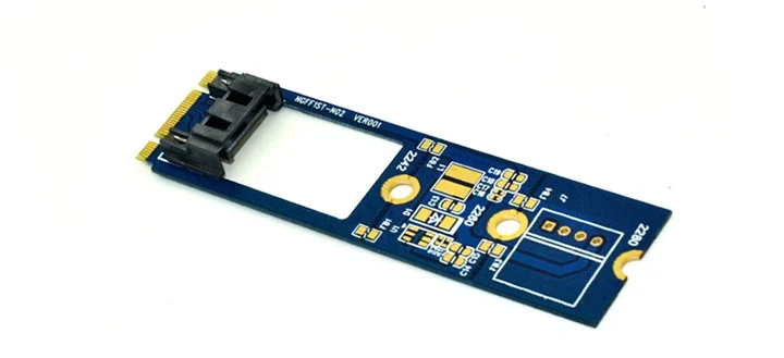 Адаптер KEFU M.2 NGFF на 7 контактный SATA III 3 SSD плата преобразователя печатная NGFF1ST N01 10