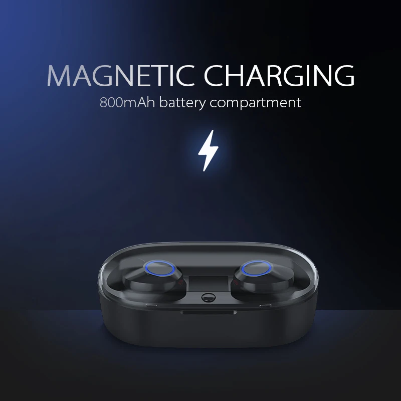 ANBES Беспроводной наушники вкладыши TWS с мини V5.0 Bluetooth Бизнес гарнитура С
