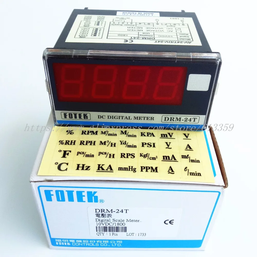 DRM-24T FOTEK DC Digital Измеритель масштаба New &amp Original Sensor | Электронные компоненты и