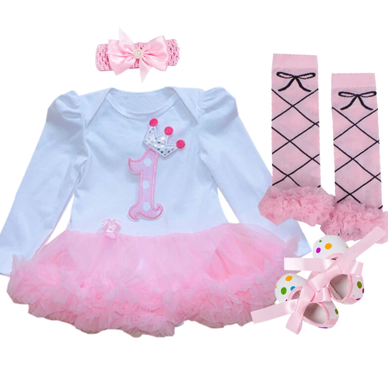 Мой первый день рождения детская одежда для малышки детское кружевное