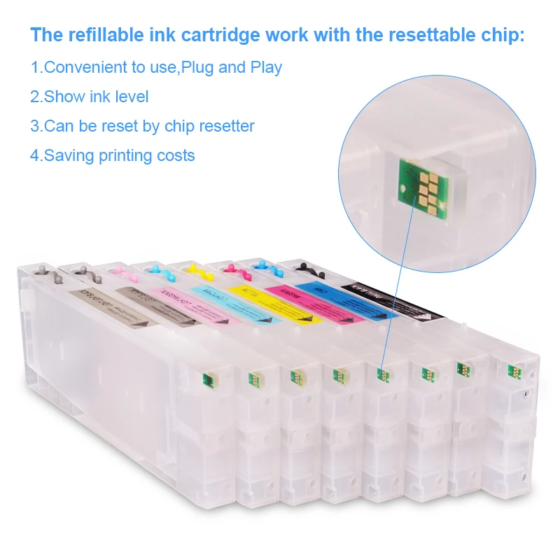 Картридж для принтера Epson T6128 чип с постоянным чипом ARC Stylus Pro 7880 7880C 9880 9880C (9