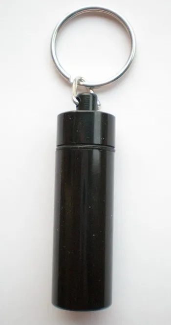 Алюминиевый Чехол для таблеток 1 шт. кеш контейнер гео Кеш брелок лекарств