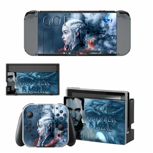YSNS1970 Игра престолов получила виниловую наклейку для NintendoSwitch наклейка для Nintend Switch NS консоль и контроллер Joy-Con - Цвет: YSNS1970
