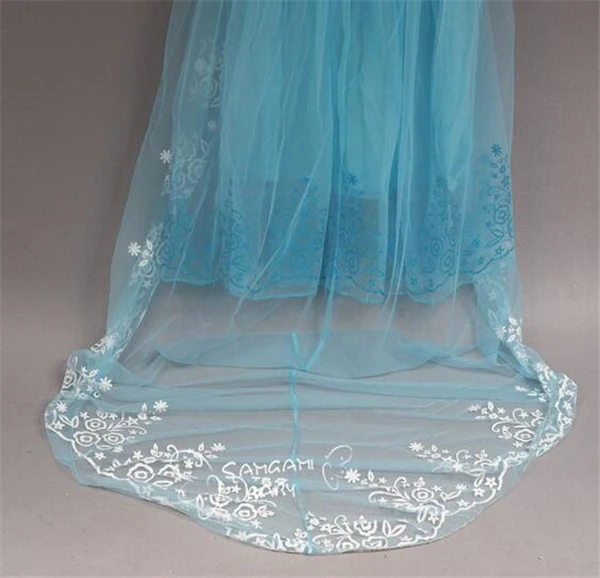 Платье принцессы для девочек украшенное кристаллами Длинное платье первого