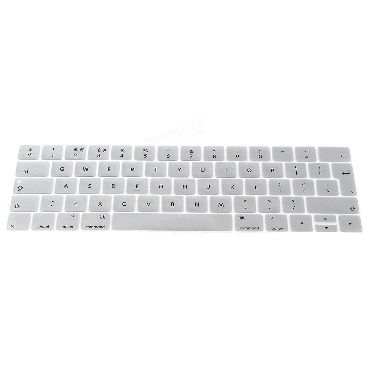Силиконовая клавиатура для ноутбука Обложка для Новинка Macbook Pro 13 дюймов/15 дюймов с touchbar EU версия A1706 A1707