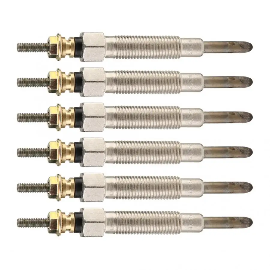 6 шт./компл. металлические автомобильные Дизельные Обогреватели Свеча зажигания