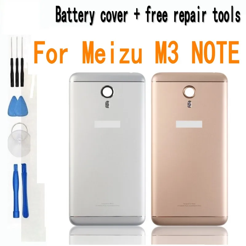 Новинка 100% оригинал meizu m3 note крышка батареи для корпус серебристый прочный Задний