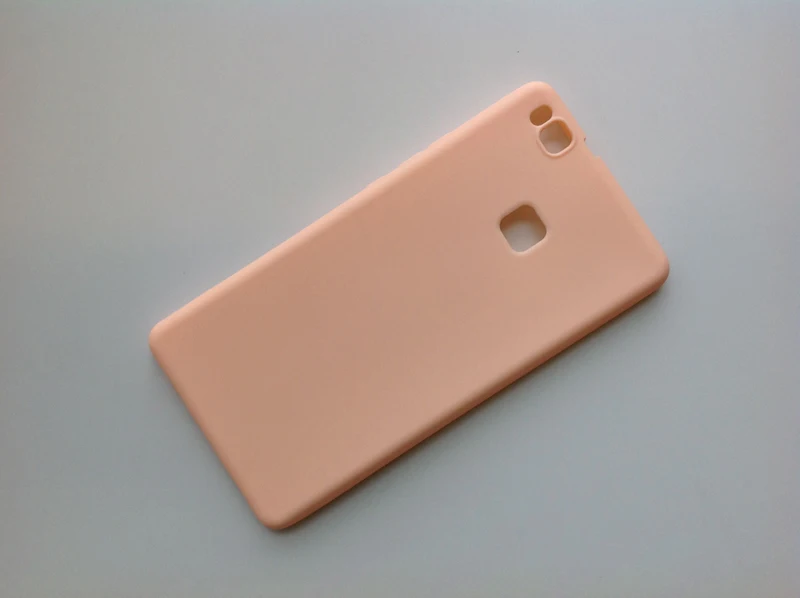 Ультратонкий прозрачный ТПУ и матовый однотонный чехол huawei P9lite для задней крышки huawei P9 lite, Защитный Мягкий силиконовый чехол