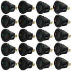 Универсальный тумблер, 20 шт.компл., 3 контакта, синий, зеленый, желтый, красный Светодиодный точечный светильник, 12 В, для автомобиля, лодки, Круглый тумблер включениявыключения