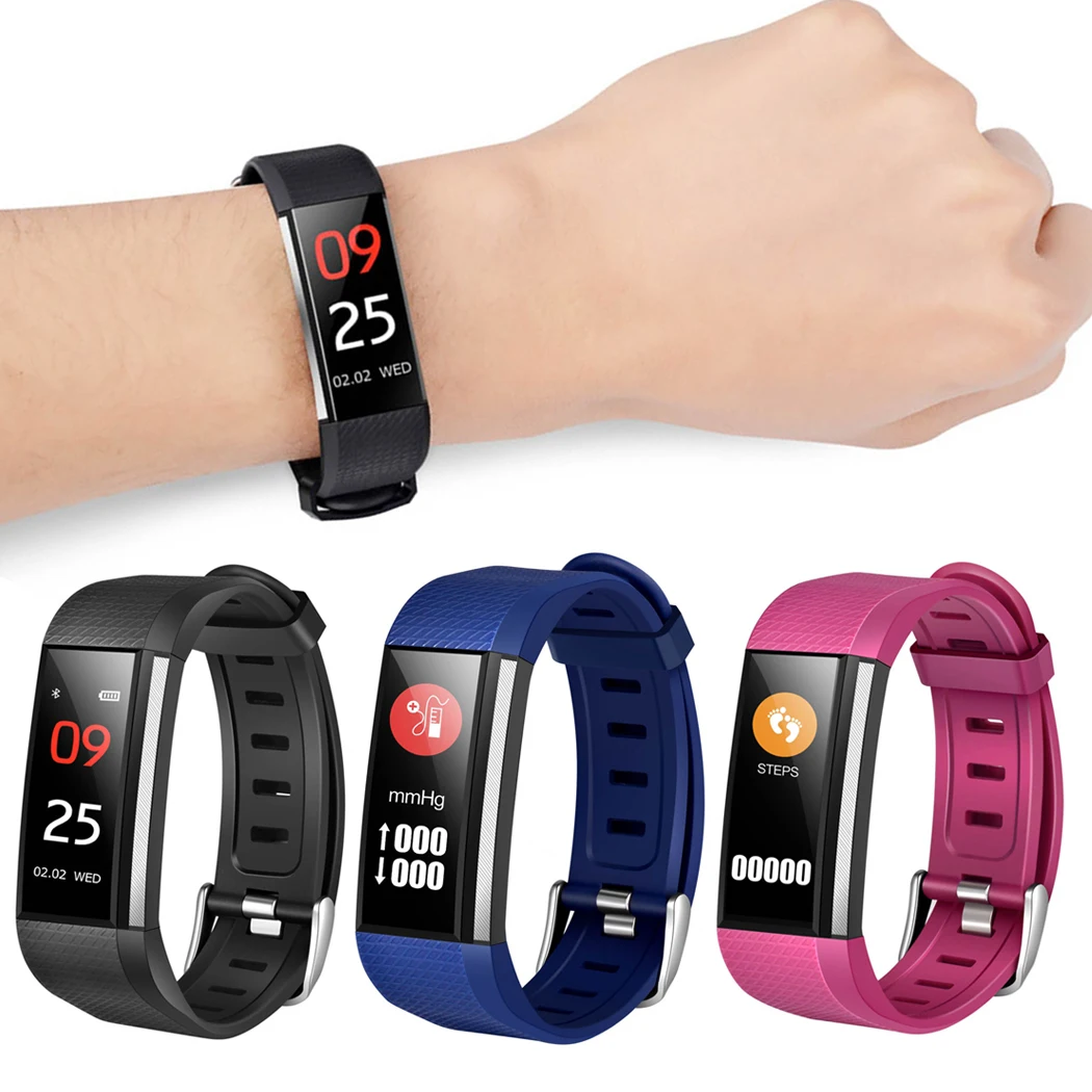M200 Smart Bracelets Sports BandHeart Rate Monitor Blood Oxygen Pressure Fitness Tracker Watches Waterproof Wristband | Электроника