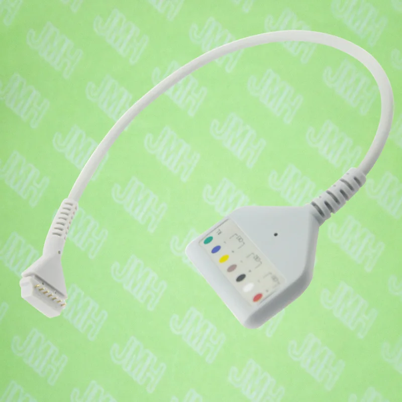 Совместим с устройством для ЭКГ burчлен 92513 Holter кабелем 175 1546 00 7 проводным DIN holter AHA.|