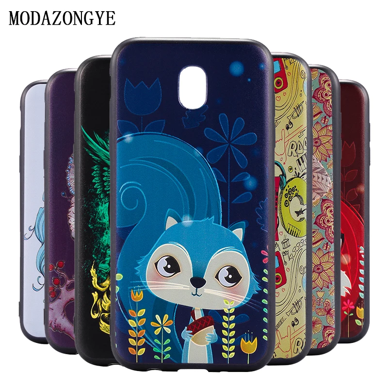 For Samsung Galaxy J3 2017 Case Silicone TPU Soft Cover Phone J330 J330F SM-J330F European |