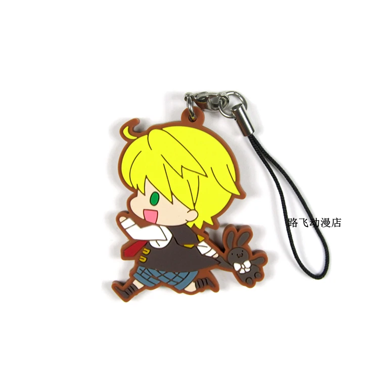 Pandora Hearts Oscar. Vessalius Ada Jack Oz. экшн фигурки модель аниме резиновый брелок Pendnat 6