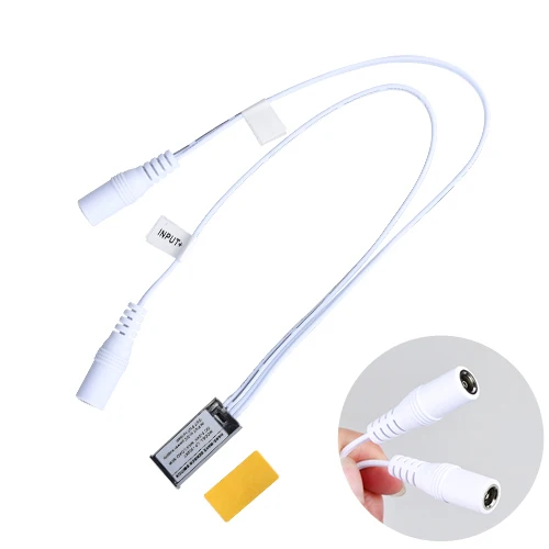 Double DC Interface DC 12-24 В 5A ручной развертки ИК датчик движения переключатель 8 см Чувство расстояние умный датчик переключатель DC/Dupont интерфейс для ванной ящик - Цвет: Double DC Interface