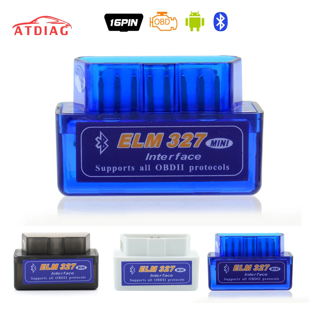 2019 OBD Мини ELM327 Bluetooth OBD2 V1.5 с 25K80 Автомобильный сканер OBDII 2 автомобильный тестер ELM 327