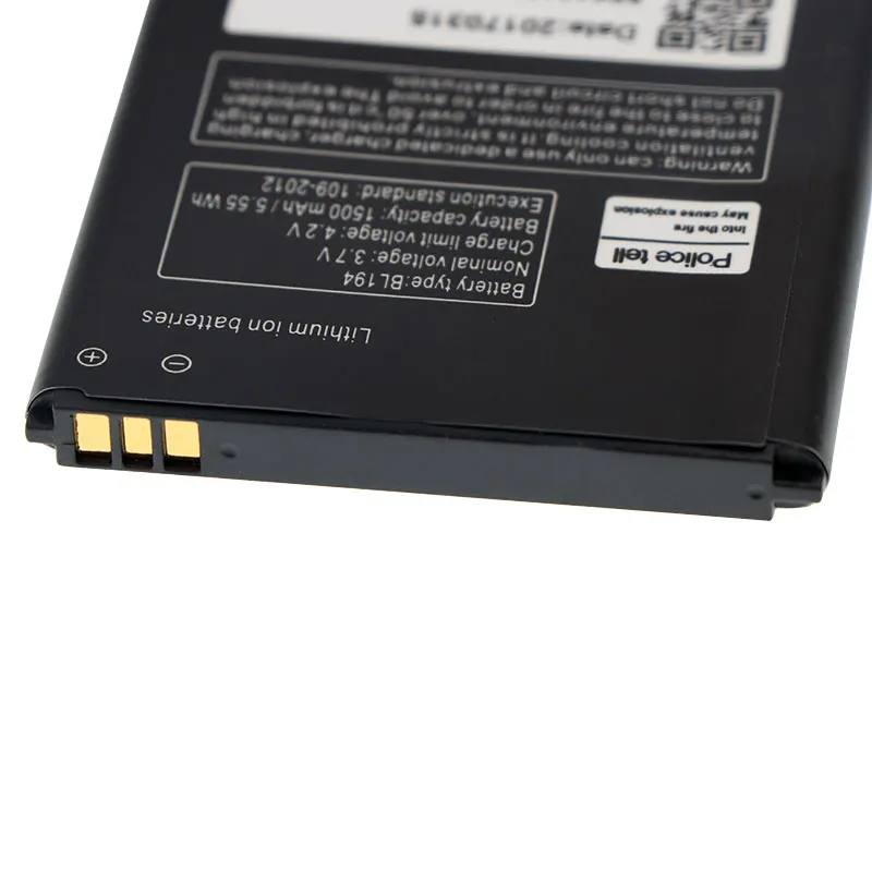 Аккумулятор BL194 для Lenovo A288T A298T A520 A660 A698T A690 A370 A530 аккумулятор 1500 мАч | Мобильные