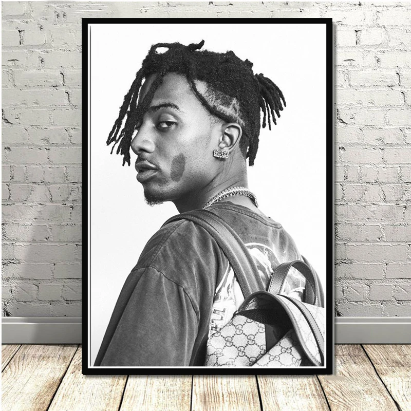 Плакатный принт, новинка,, Playboi Carti Die Lit, реперская музыка, Звездный альбом, картина маслом, холст, настенные художественные картинки, гостиная, домашний декор - Цвет: Многоцветный